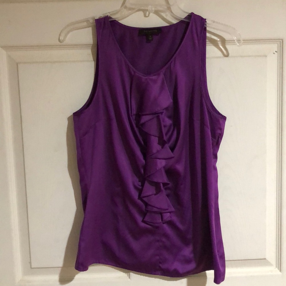 Ruffled dress tank